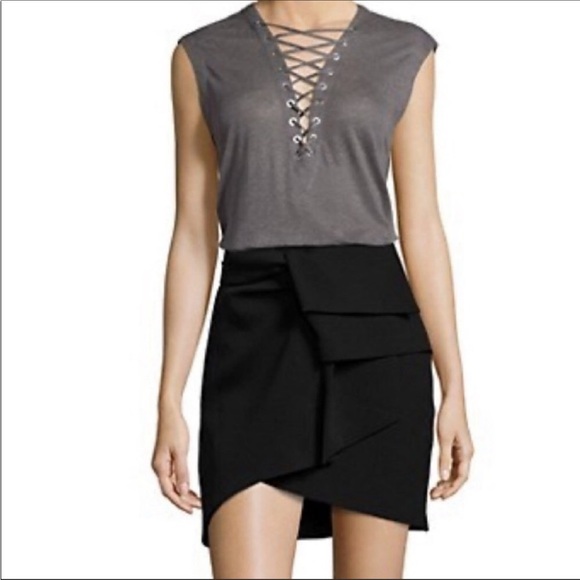 IRO Avery Black Skirt - Picture 2 of 7